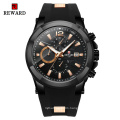 REWARD RD83006M  Luxury high quality silicone strap waterproof sport boutique multi - function men's watch relogio masculino